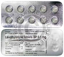 low production of thyroxine